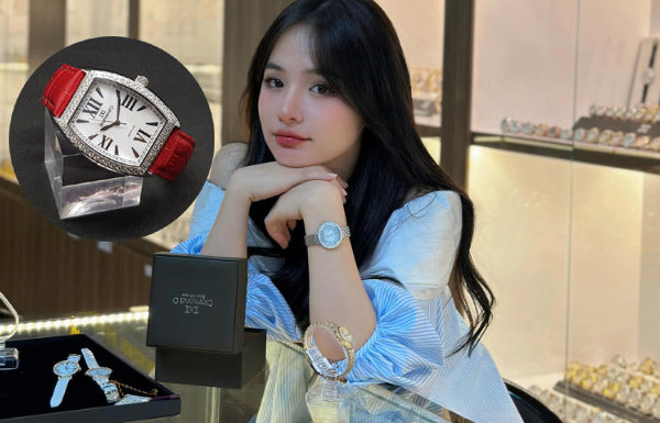 Diamond D DM37725 - Bộ sưu tập đồng hồ nữ lấp lánh kim cương, câu chuyện thu hút ánh nhìn