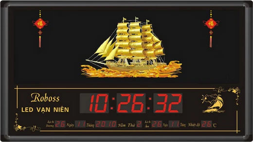 Top 2 mẫu đồng hồ điện tử treo tường sang trọng cho căn nhà của bạn