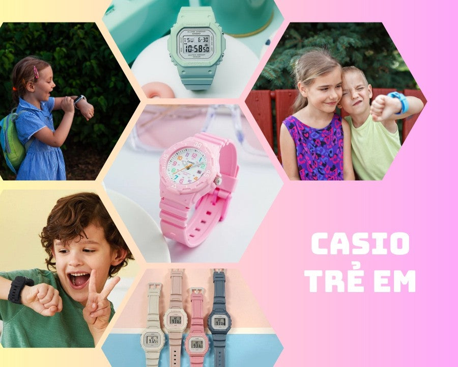 Top 10 đồng hồ Casio trẻ em nam nữ chính hãng, giá cả phải chăng và chất lượng tốt