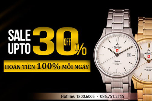 GIẢM GIÁ ĐỘC QUYỀN - TẶNG NGAY 20 TRIỆU ĐỒNG HÀNG NGÀY TẠI ĐĂNG QUANG WATCH